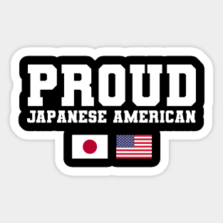 Proud Japanese American Sticker